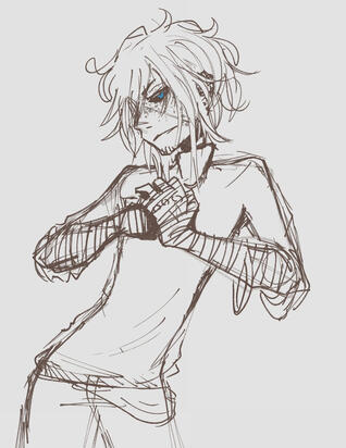 HALFBODY . Sketch