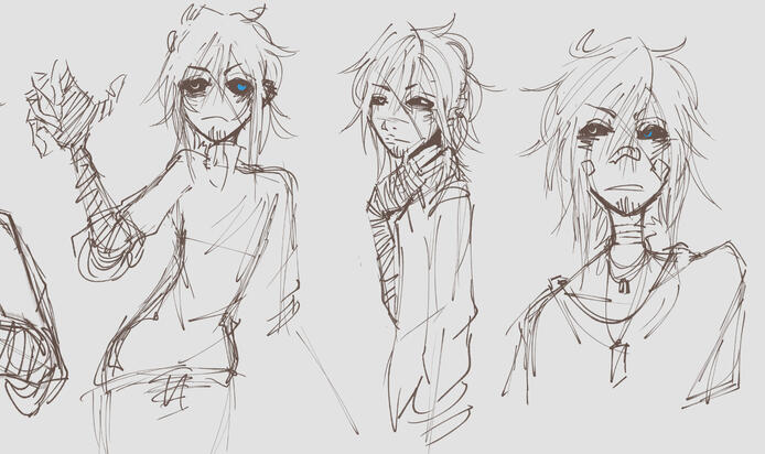 HALFBODY . Sketch